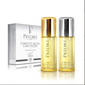 Prédiré Complete Facial Moisturizer Set — Gold & Silver Caps